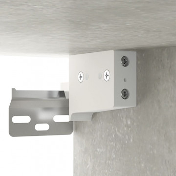 Noptieră de perete, gri beton, 35x35x20 cm - Img 7