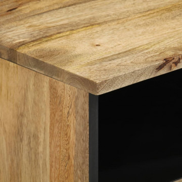 Noptiere, 2 buc., 40x33x46 cm, lemn masiv de acacia - Img 6