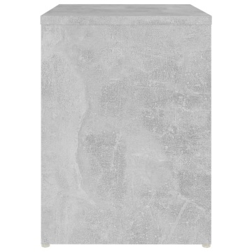 Noptiere, 2 buc., gri beton, 40x30x40 cm, PAL - Img 8