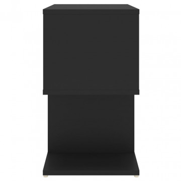 Noptiere, 2 buc., negru, 50x30x51,5 cm, PAL - Img 5