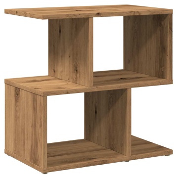 Noptiere 2 buc. stejar artizanal 50x30x51,5 cm lemn prelucrat - Img 6