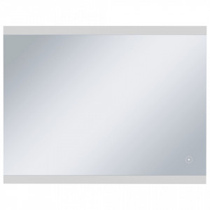 Oglindă cu LED de perete de baie cu senzor tactil, 80 x 60 cm - Img 2