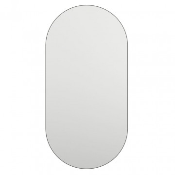 Oglindă cu lumini LED, 60x30 cm, sticlă, oval - Img 8