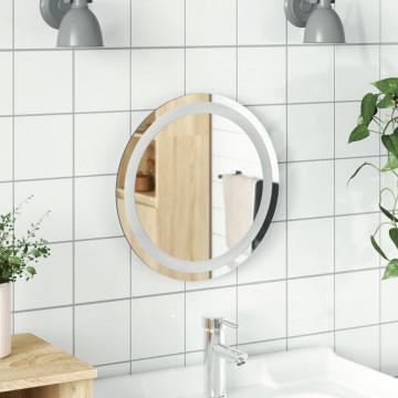 Oglindă de baie cu LED, 40 cm, rotundă - Img 1