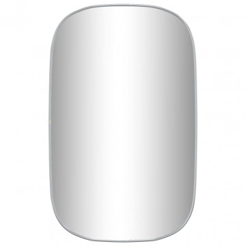 Oglindă de perete, argintiu, 80x50 cm - Img 2