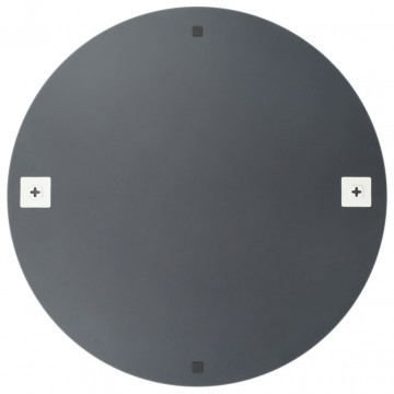 Oglindă de perete cu lumini LED, sticlă, rotundă - Img 4