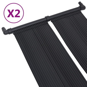 Panou încălzitor solar pentru piscină, 2 buc., 80x310 cm - Img 2