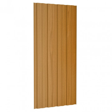 Panouri acoperiș, 12 buc., natural, 100x45 cm, oțel galvanizat - Img 4