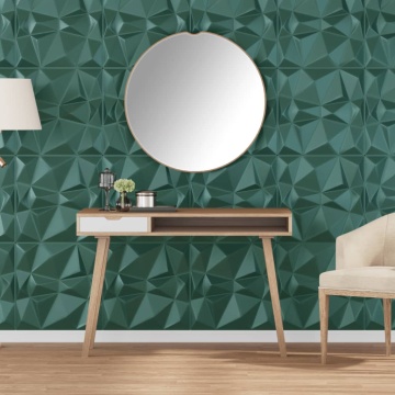 Panouri de perete 12 buc. verde 50x50 cm XPS 3 m² diamant - Img 1