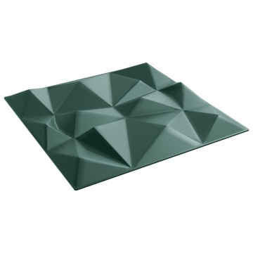 Panouri de perete 12 buc. verde 50x50 cm XPS 3 m² diamant - Img 7