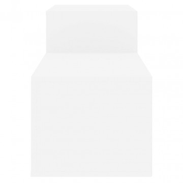 Pantofar, alb, 150x35x45 cm, lemn compozit - Img 5