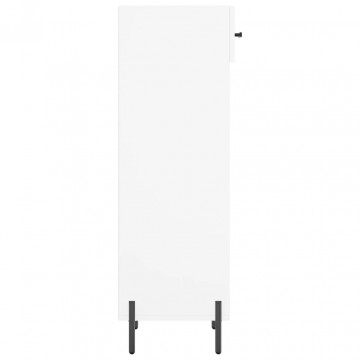 Pantofar, alb, 30x35x105 cm, lemn compozit - Img 6