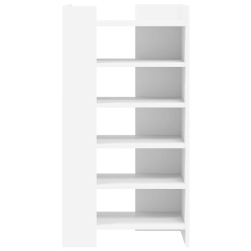 Pantofar, alb, 52x37,5x100 cm, lemn prelucrat - Img 4