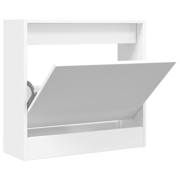 Pantofar, alb, 60x21x57 cm, lemn prelucrat - Img 2