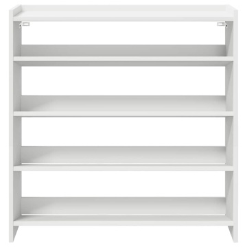 Pantofar, alb, 80x25x81 cm, lemn prelucrat - Img 4