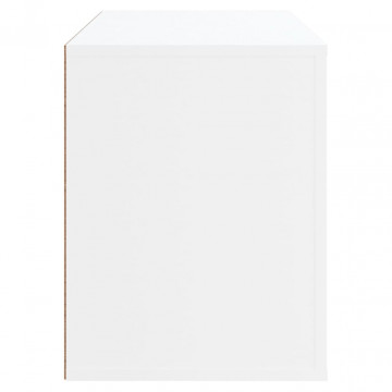 Pantofar, alb, 80x35x45 cm, lemn compozit - Img 5