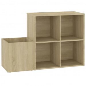 Pantofar de hol, stejar sonoma, 105x35,5x70 cm, PAL - Img 2