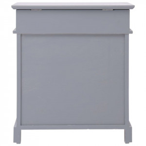 Pantofar, gri, 50 x 28 x 58 cm, lemn de paulownia - Img 4