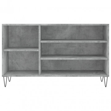 Pantofar, gri beton, 102x36x60 cm, lemn prelucrat - Img 4
