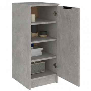 Pantofar, gri beton, 30x35x70 cm, lemn compozit - Img 4