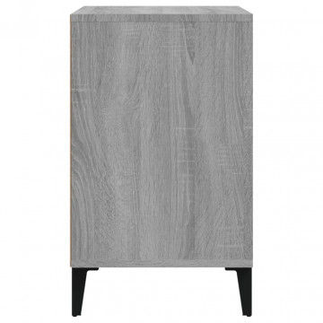 Pantofar, gri sonoma, 102x36x60 cm, lemn prelucrat - Img 4