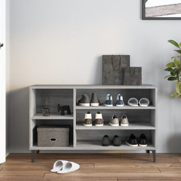 Pantofar, gri sonoma, 102x36x60 cm, lemn prelucrat - Img 3
