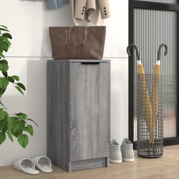 Pantofar, gri sonoma, 30x35x70 cm, lemn compozit - Img 1