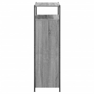Pantofar, gri sonoma, 75x34x112 cm, lemn prelucrat - Img 5