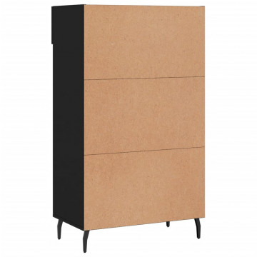 Pantofar, negru, 60x35x105 cm, lemn compozit - Img 7