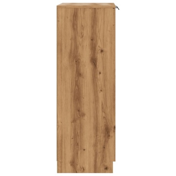 Pantofar, stejar artizanal, 59x35x100,5 cm, lemn prelucrat - Img 5