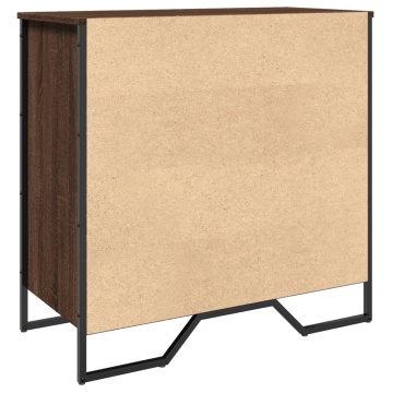 Pantofar, stejar maro, 80x38x78 cm, lemn prelucrat - Img 5