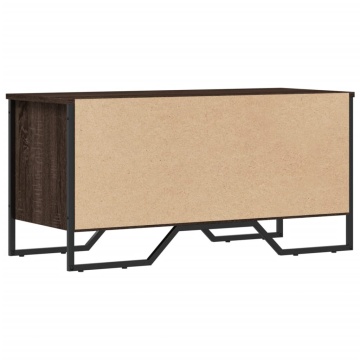 Pantofar, stejar maro, 90x38x45,5 cm, lemn prelucrat - Img 5