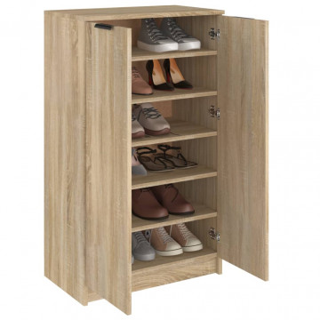 Pantofar, stejar sonoma, 59x35x100 cm, lemn compozit - Img 4