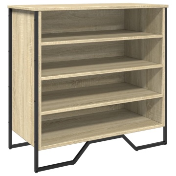 Pantofar, stejar sonoma, 80x38x78 cm, lemn prelucrat - Img 2