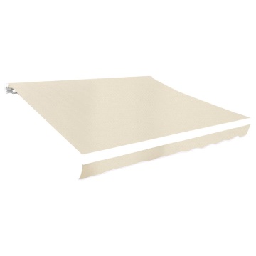 Pânză de copertină, crem, 6 x 3 m, (cadrul nu este inclus) - Img 1