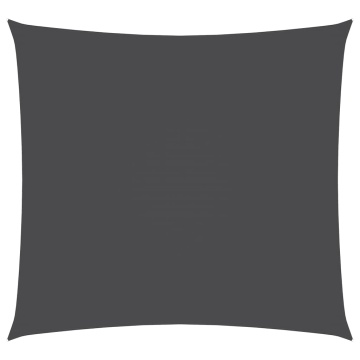 Pânză parasolar, antracit, 2,5x2,5 m, țesătură oxford, pătrat - Img 2