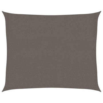 Pânză parasolar, antracit, 2,5x3 m, HDPE, 160 g/m² - Img 2