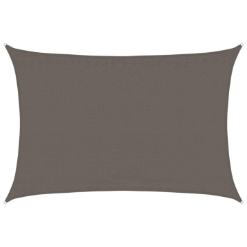 Pânză parasolar, antracit, 3,5x4,5 m, HDPE, 160 g/m² - Img 2