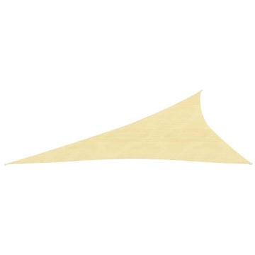Pânză parasolar, bej, 3x4x5 m, HDPE, 160 g/m² - Img 2