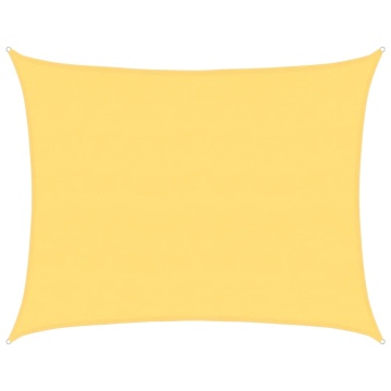 Pânză parasolar, bej, 6 x 8 m, HDPE, 160 g/m² - Img 2