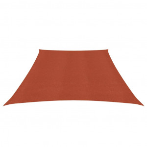 Pânză parasolar, cărămiziu, 3/4x2 m, HDPE, 160 g/m² - Img 3
