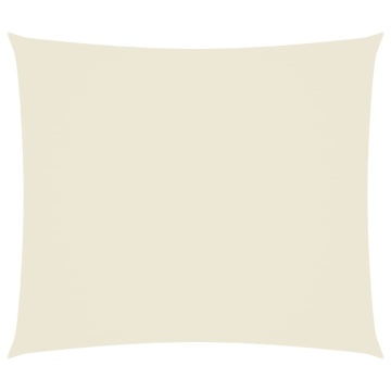 Pânză parasolar, crem, 2x2,5 m, țesătură oxford, dreptunghiular - Img 2