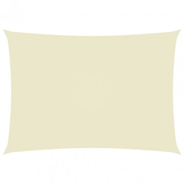 Pânză parasolar, crem, 3x4,5 m, țesătură oxford, dreptunghiular - Img 1