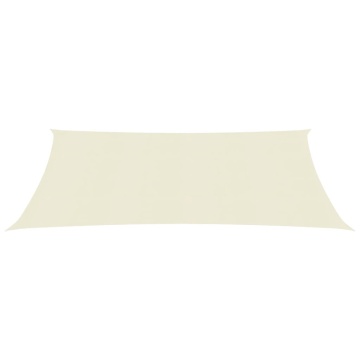 Pânză parasolar, crem, 4 x 5 m, HDPE, 160 g/m² - Img 2
