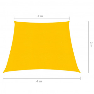 Pânză parasolar, galben, 3/4x2 m, HDPE, 160 g/m² - Img 5