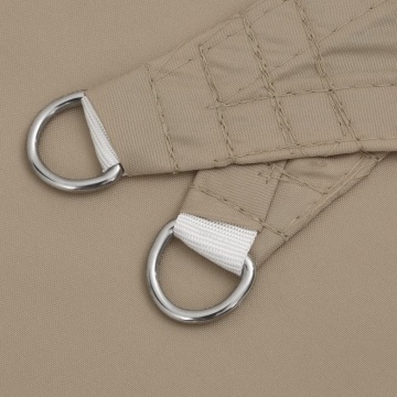 Pânză parasolar gri taupe 2,5x4 m textil oxford dreptunghiular - Img 5