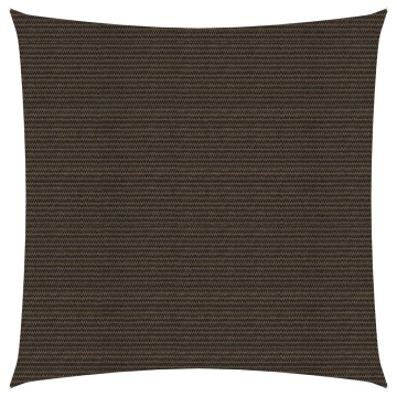Pânză parasolar, maro, 2,5 x 2,5 m, HDPE, 160 g/m² - Img 1