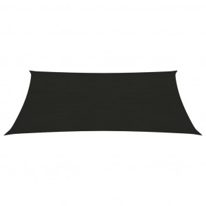 Pânză parasolar, negru, 3x4,5 m, HDPE, 160 g/m² - Img 3