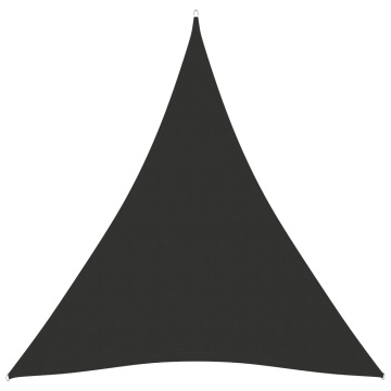 Parasolar, antracit, 4x5x5 m, țesătură oxford, triunghiular - Img 1