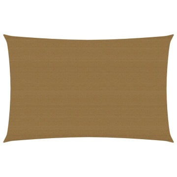 Parasolar, gri taupe, 3x5 m, HDPE, 160 g/m² - Img 1